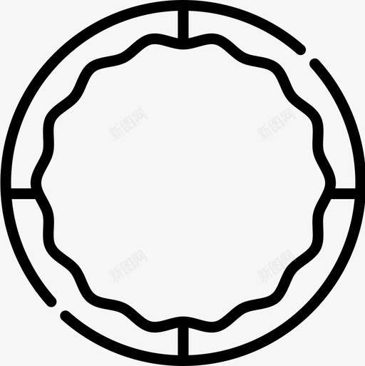 呼啦圈婴儿玩具2直线型图标svg_新图网 https://ixintu.com 呼啦圈 婴儿玩具2 直线型