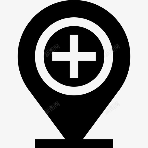 占位符医院58已填充图标svg_新图网 https://ixintu.com 医院 占位符 填充
