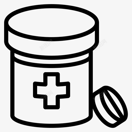 药丸健康医疗图标svg_新图网 https://ixintu.com 健康 医疗 医药 药丸 药房