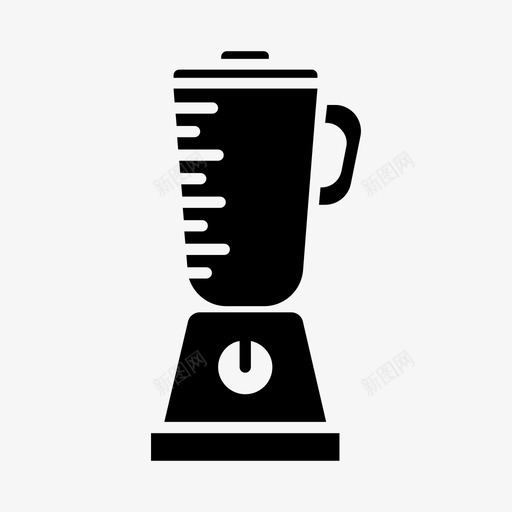 搅拌机电器设备图标svg_新图网 https://ixintu.com 家用 家用电器标志 搅拌机 果汁 电器 设备