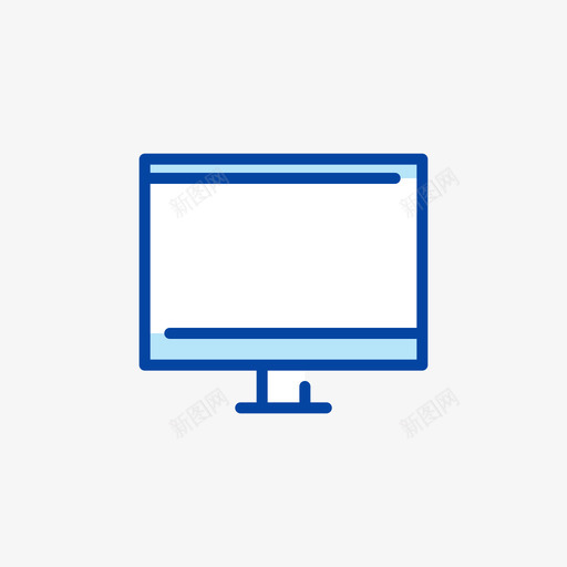计算机办公室143线性颜色图标svg_新图网 https://ixintu.com 办公室 线性 计算机 颜色