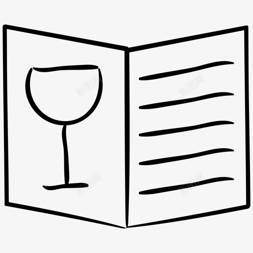 餐厅菜单葡萄酒列表葡萄酒菜单图标svg_新图网 https://ixintu.com 列表 图标 手绘 菜单 葡萄酒 餐厅 饮料