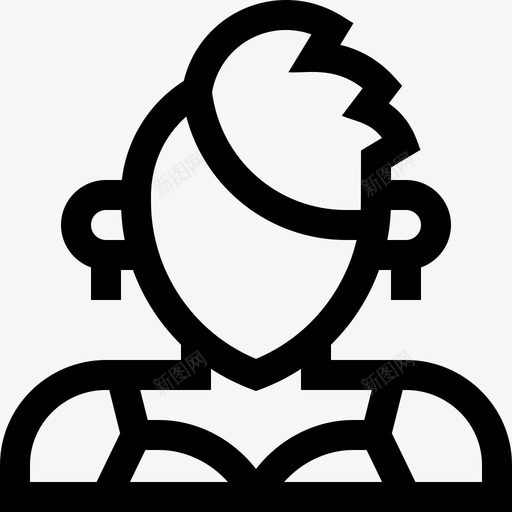现代城市部落13直系图标svg_新图网 https://ixintu.com 城市部落13 现代 直系