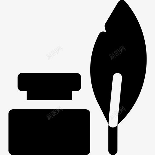 羽毛展示7填充图标svg_新图网 https://ixintu.com 填充 展示 羽毛