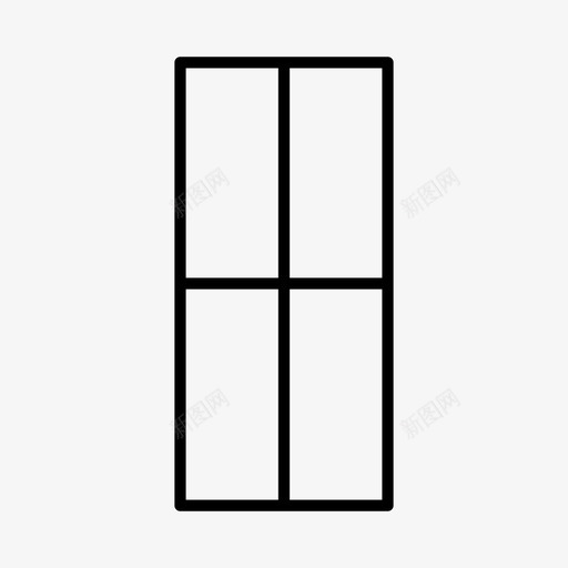 窗户建筑师建筑图标svg_新图网 https://ixintu.com 图纸 家居 建筑 建筑师 技术 技术图 窗户