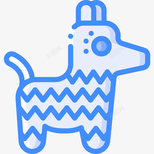 皮亚塔墨西哥18蓝色图标svg_新图网 https://ixintu.com 墨西哥 皮亚塔 蓝色