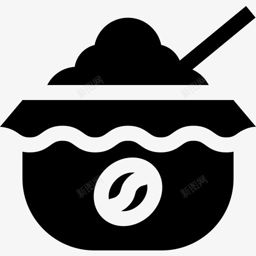 咖啡豆咖啡馆21装满图标svg_新图网 https://ixintu.com 咖啡豆 咖啡馆 装满