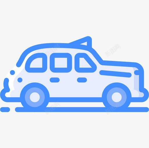 Cab英国3蓝色图标svg_新图网 https://ixintu.com Cab 英国3 蓝色