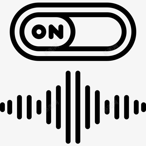 收音机语音助理线性图标svg_新图网 https://ixintu.com 助理 收音机 线性 语音