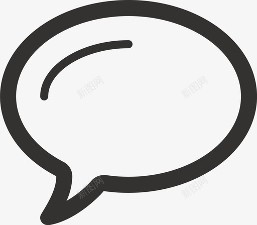 信息 会话 消息svg_新图网 https://ixintu.com 信息 会话 消息 线性 单色 简约 圆润