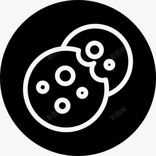饼干蛋糕巧克力图标svg_新图网 https://ixintu.com 巧克力 徽章 甜食 蛋糕 食品 食物 饼干