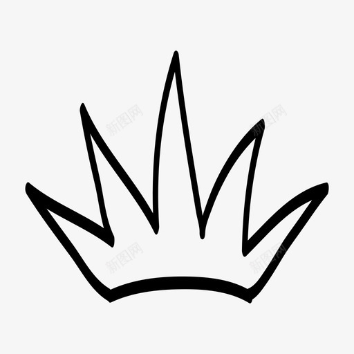 皇冠权威皇帝图标svg_新图网 https://ixintu.com 国王 权威 王子 皇冠 皇室 皇帝