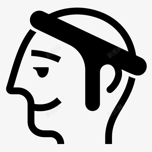 冷人冷淡人胆大的人图标svg_新图网 https://ixintu.com 冷人 冷淡 和尚 大的 性格 牧师 胆大