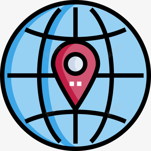 地理定位杂项59线性颜色图标svg_新图网 https://ixintu.com 地理定位 杂项59 线性颜色