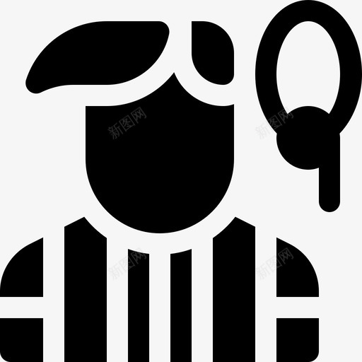 裁判员体育头像8已满图标svg_新图网 https://ixintu.com 体育头像8 已满 裁判员