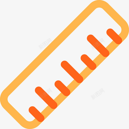 尺子艺术家工作室8线性颜色图标svg_新图网 https://ixintu.com 尺子 工作室 线性 艺术家 颜色