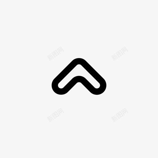 箭头向下标志图标svg_新图网 https://ixintu.com 向上 向下 标志 箭头 转向