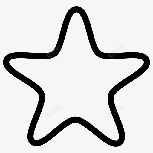 海星夏天图标svg_新图网 https://ixintu.com 夏天 海星