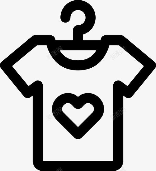衬衫休闲服衣服图标svg_新图网 https://ixintu.com 休闲服 最爱 衣服 衬衫