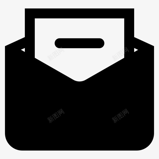 未读邮件聊天通信图标svg_新图网 https://ixintu.com glyph 未读 消息 聊天 通信 邮件