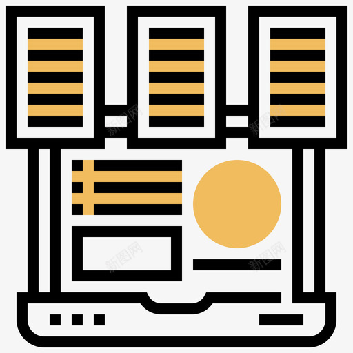 文件计算机技术10黄色阴影图标svg_新图网 https://ixintu.com 文件 计算机技术10 黄色阴影