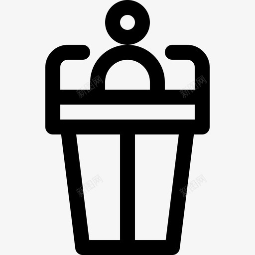 演讲人力资源66直系图标svg_新图网 https://ixintu.com 人力资源66 演讲 直系
