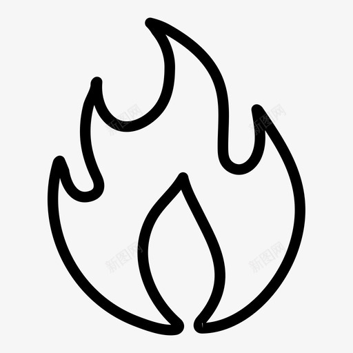 火焰篝火燃烧图标svg_新图网 https://ixintu.com 火焰 热 燃烧 篝火