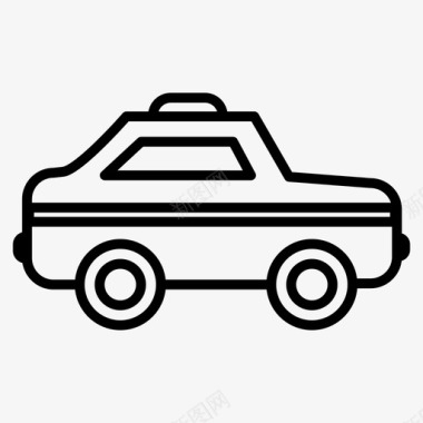 出租车汽车旅游车图标图标