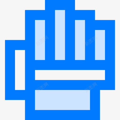 机械手人工智能36蓝色图标svg_新图网 https://ixintu.com 人工智能36 机械手 蓝色