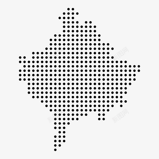 科索沃国家点地图图标svg_新图网 https://ixintu.com 国家 国家地图点 欧洲 点地图 科索沃