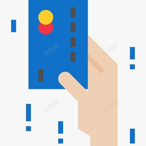 信用卡商务298持平图标svg_新图网 https://ixintu.com 信用卡 商务 持平