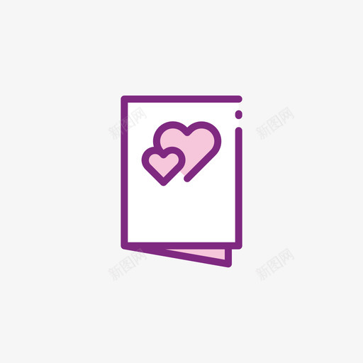 结婚卡婚礼175线性颜色图标svg_新图网 https://ixintu.com 婚礼175 线性颜色 结婚卡