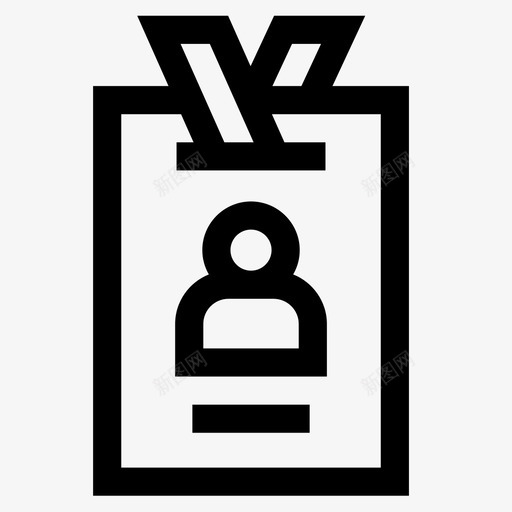 记者证新闻联播图标svg_新图网 https://ixintu.com 新闻联播 记者证