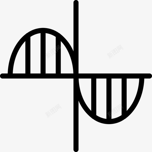 波动图表轮廓图标svg_新图网 https://ixintu.com 图表 波动 轮廓