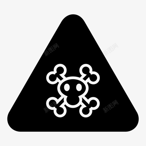 危险骷髅警戒虫子图标svg_新图网 https://ixintu.com 危险 感染 毒虫 病毒 虫子 警告 警戒 骷髅