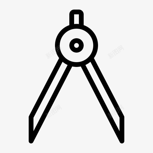 分隔器化学家罗盘图标svg_新图网 https://ixintu.com 几何学 分隔 化学家 文具 罗盘 轮廓