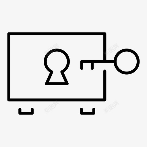 保险库保护保险箱图标svg_新图网 https://ixintu.com 业务 保护 保险 保险箱