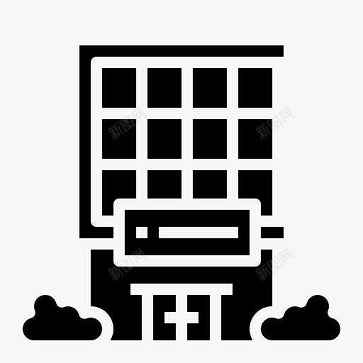 总部商业管理53填充图标svg_新图网 https://ixintu.com 商业管理53 填充 总部