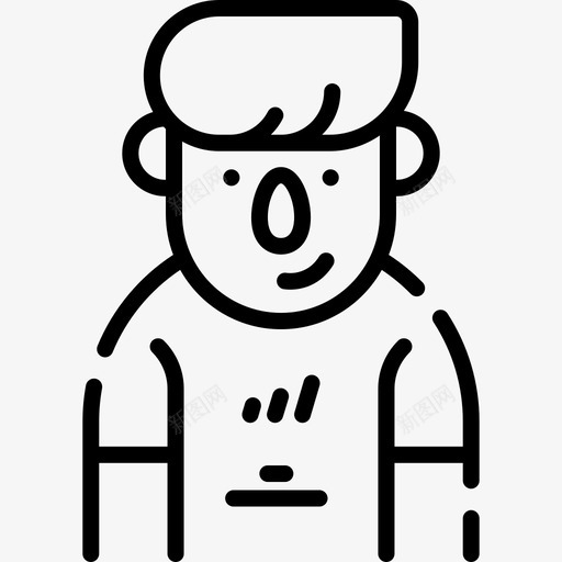 男孩城市公园11号直线型图标svg_新图网 https://ixintu.com 11号 公园 城市 男孩 直线 线型