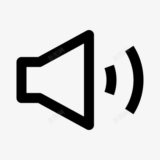 音量音频声音图标svg_新图网 https://ixintu.com 声音 用户界面 音量 音频