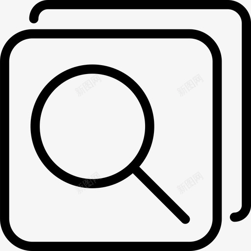 框选查询svg_新图网 https://ixintu.com 框选查询 线性 扁平 单色
