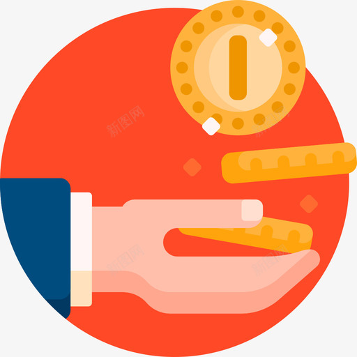 收入经济35持平图标svg_新图网 https://ixintu.com 持平 收入 经济