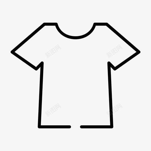 短袖衬衫服装t恤图标svg_新图网 https://ixintu.com t恤 t恤衫 服装 短袖衬衫 管理用户界面间隙薄