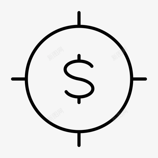 利润目标业务投资图标svg_新图网 https://ixintu.com 业务 体育 利润 投资 杂项 目标
