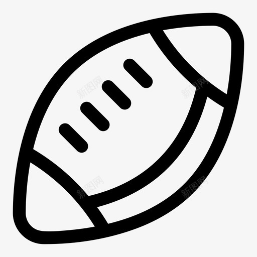 美式足球游戏运动图标svg_新图网 https://ixintu.com 体育场 游戏 美式 足球 运动