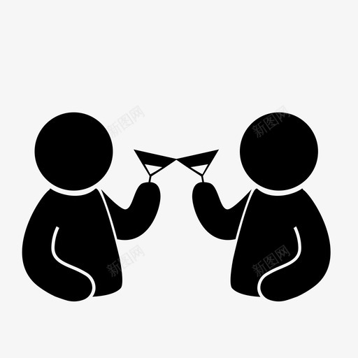 出去逛逛干杯喝酒图标svg_新图网 https://ixintu.com 出去 喝酒 干杯 朋友 活动 烤面包 逛逛 马提尼