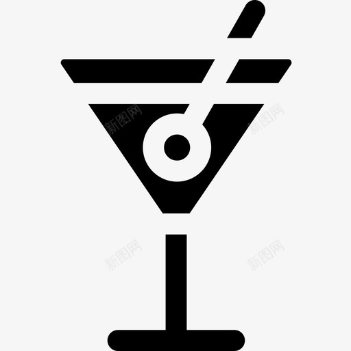 鸡尾酒新年47充满图标svg_新图网 https://ixintu.com 充满 新年 鸡尾酒