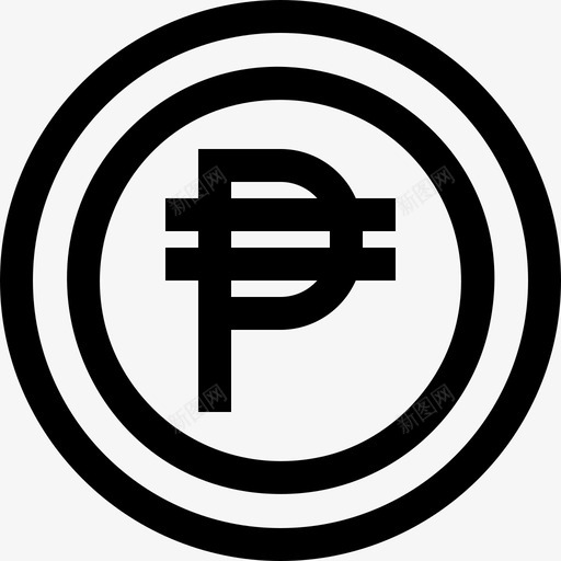 菲律宾比索货币3直系图标svg_新图网 https://ixintu.com 直系 菲律宾比索 货币