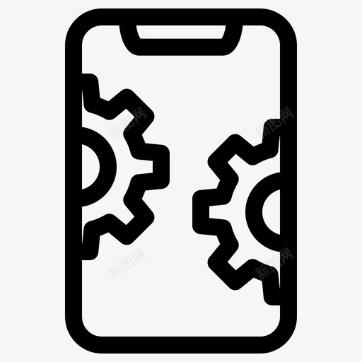 移动设置通话电话图标svg_新图网 https://ixintu.com 小工 工具 手机 智能 电话 移动 设置 通话