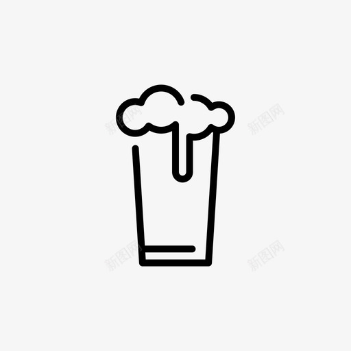 啤酒49号酒吧直式图标svg_新图网 https://ixintu.com 49号 啤酒 直式 酒吧